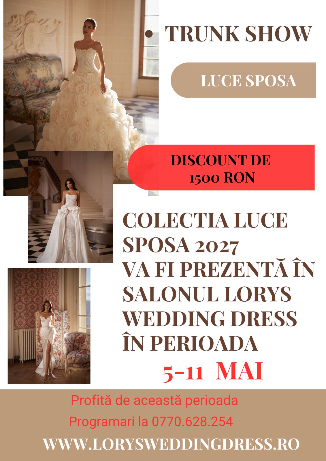 Trunk Show Luce Sposa 5-11 Mai